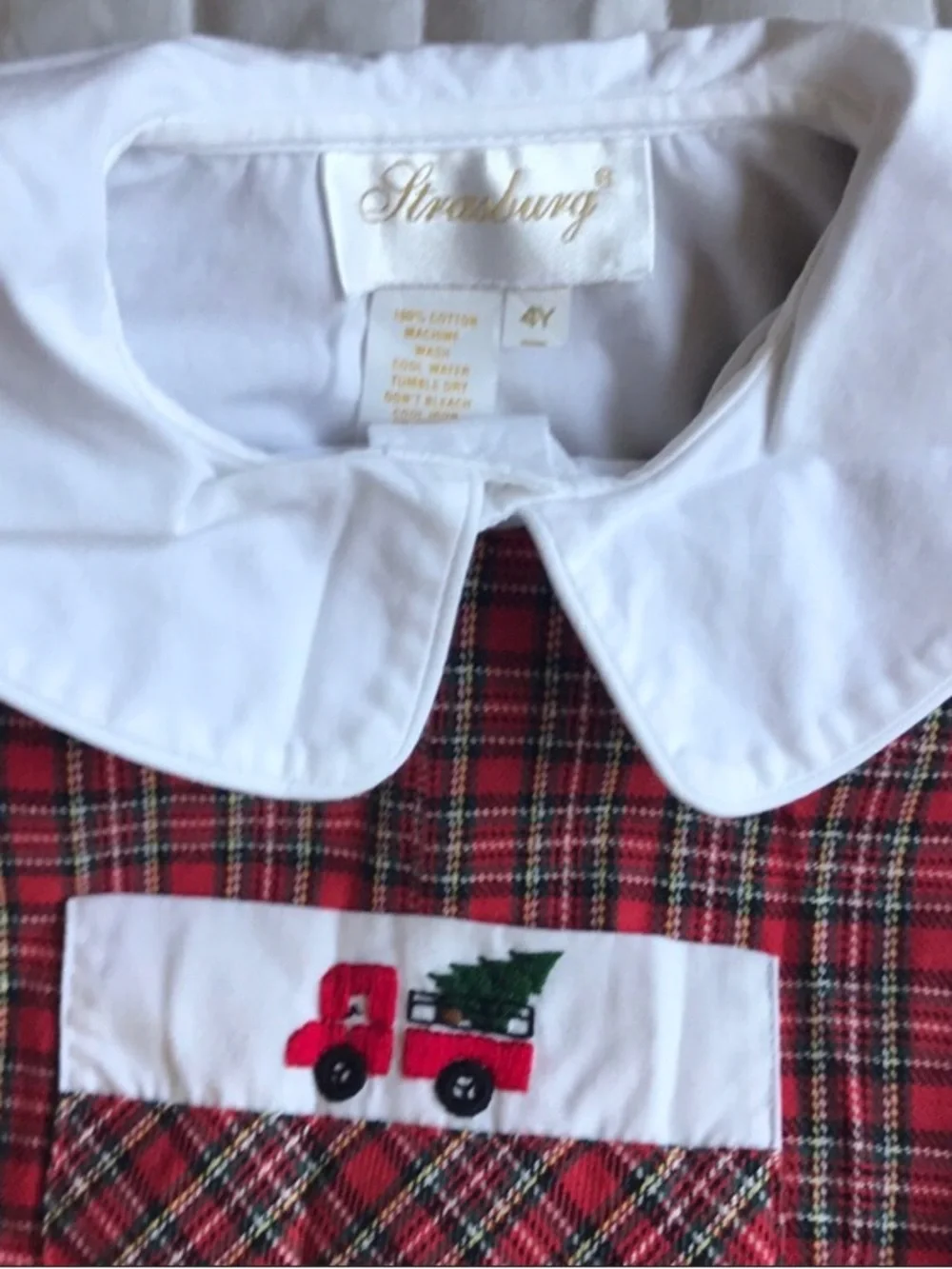 Strasburg children boy holiday bodysuit